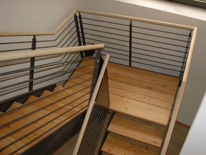 Scale per interno ferro legno vetro