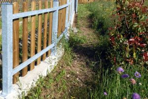 Recinzioni acciaio zincato legno posa