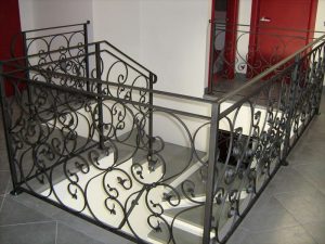 Parapetto in ferro battutto